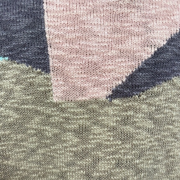 One Teaspoon Knit Cape Multicolor Trim – Size S/M, NWT, Soft Pastel Fall Layer - Picture 11 of 12